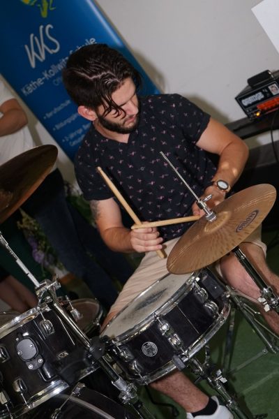 Das rockt! Jeder Paukenschlag war ein Ausdruck von Freude.​​